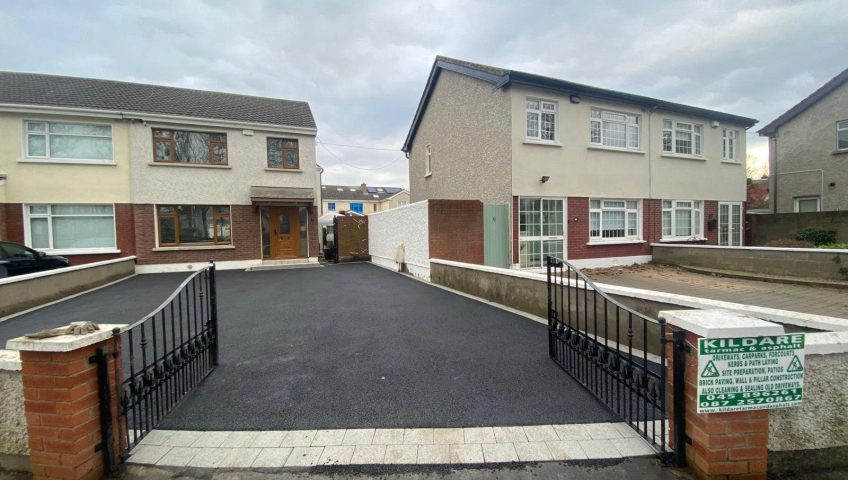 New SMA Tarmac Driveway with Paving Border Completed in Clondalkin, Co. Dublin