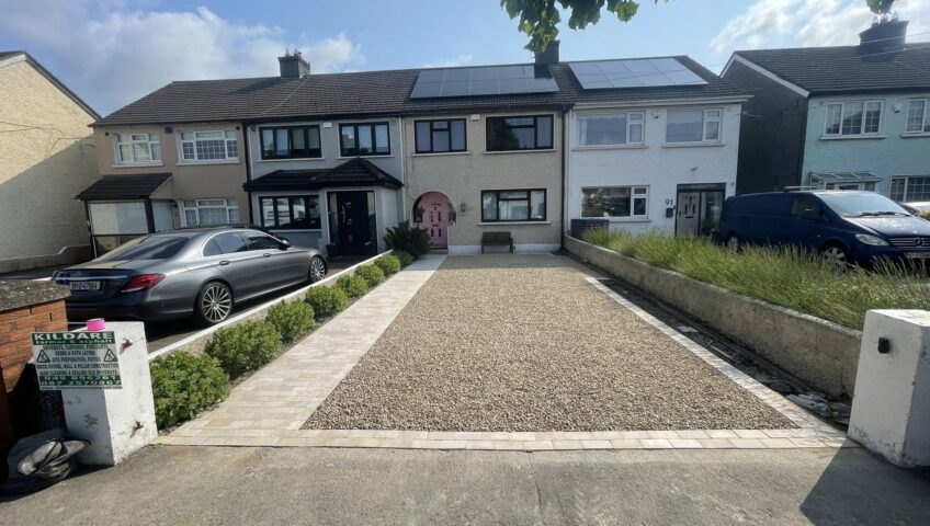 New Gravel Driveway and Paving Pathway Completed in Walkinstown