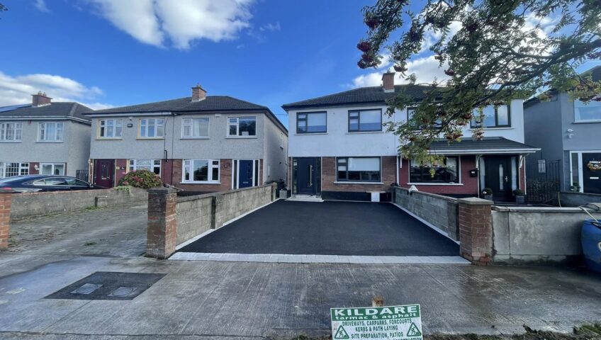 New SMA Tarmac Driveway with Paving Border in Clondalkin