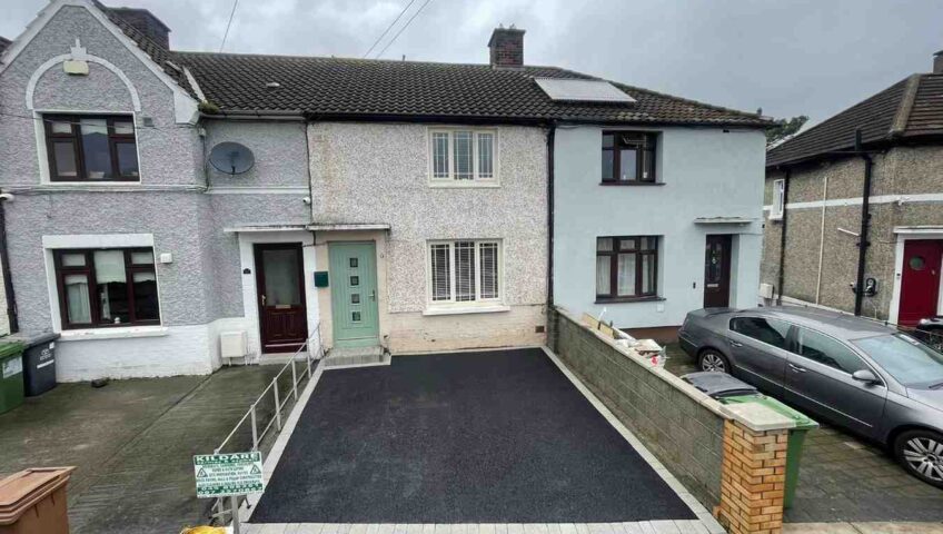 New SMA Tarmac Driveway with Paving Border Completed in Crumlin, Dublin