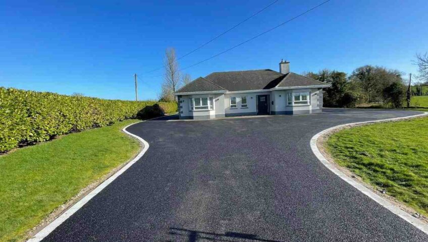 New SMA Tarmac Driveway with Paving Border in Kinnegad, Co. Westmeath