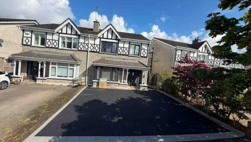 New SMA Tarmac Driveway with Paving Border Completed in Ratoath, Co. Meath