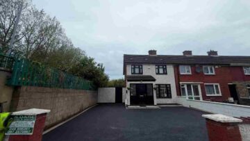 New SMA tarmac driveway with paving border in Kilbarrack, Dublin